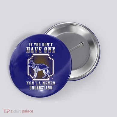 K9 Unit Belgian Malinois Understand Pd Police Trainer Funny Gift Button