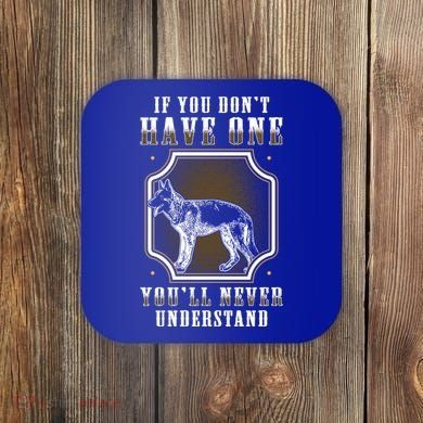 K9 Unit Belgian Malinois Understand Pd Police Trainer Funny Gift Coaster