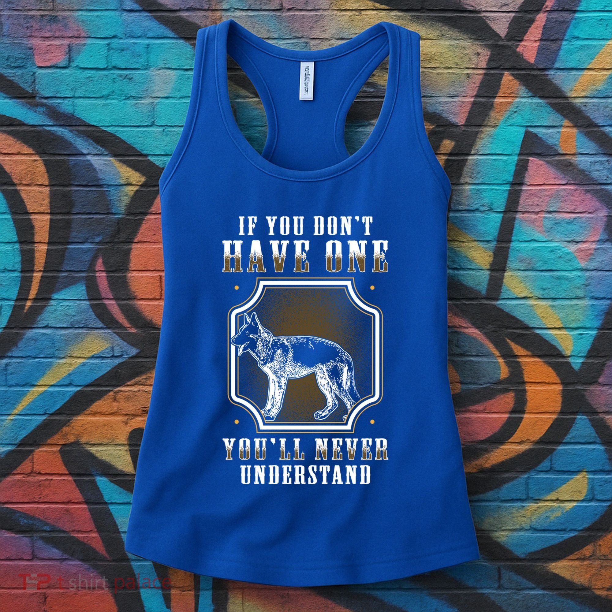 K9 Unit Belgian Malinois Understand Pd Police Trainer Funny Gift Women's Tank Top