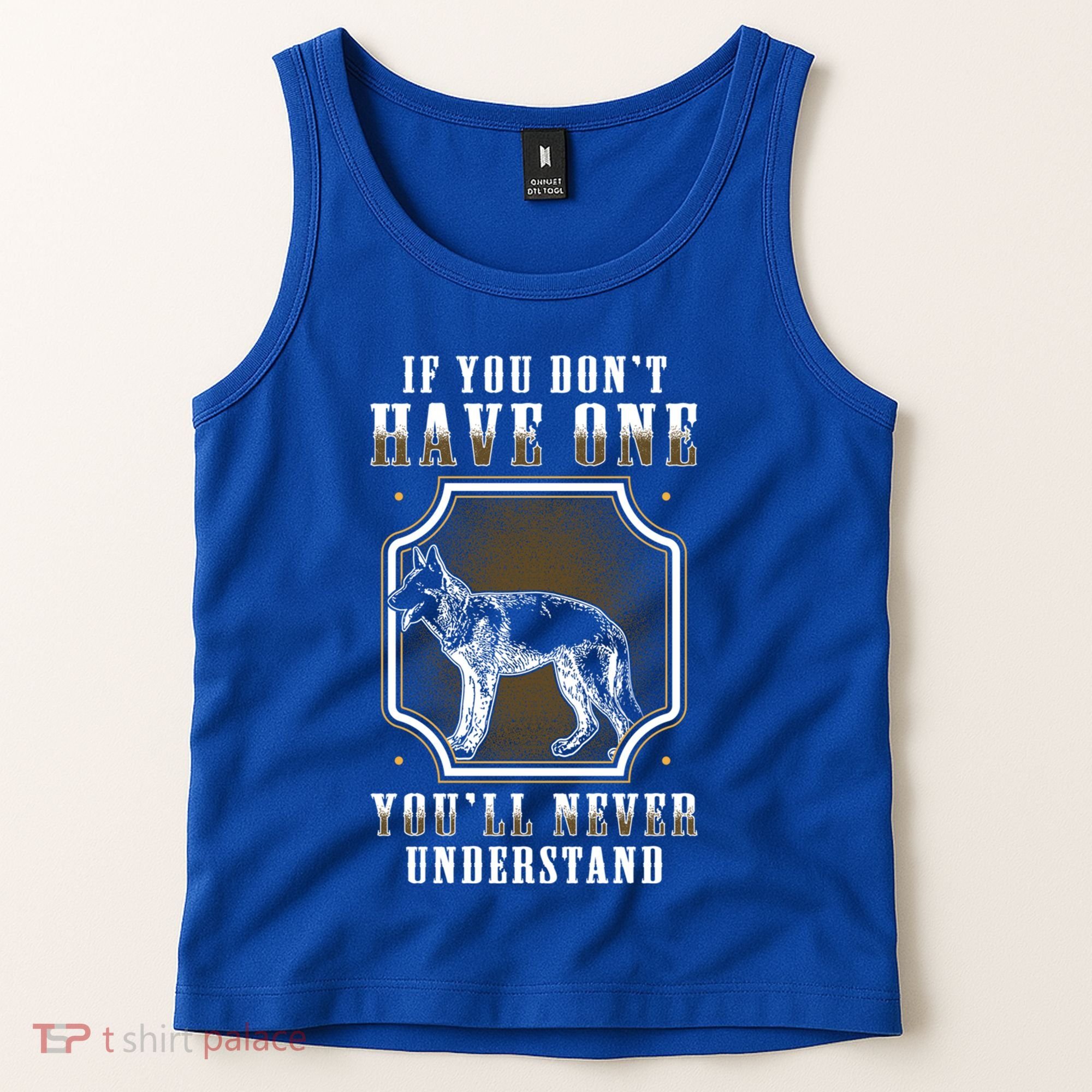 K9 Unit Belgian Malinois Understand Pd Police Trainer Funny Gift Tank Top