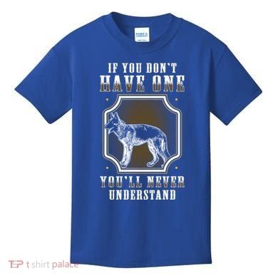 K9 Unit Belgian Malinois Understand Pd Police Trainer Funny Gift Kids T-Shirt