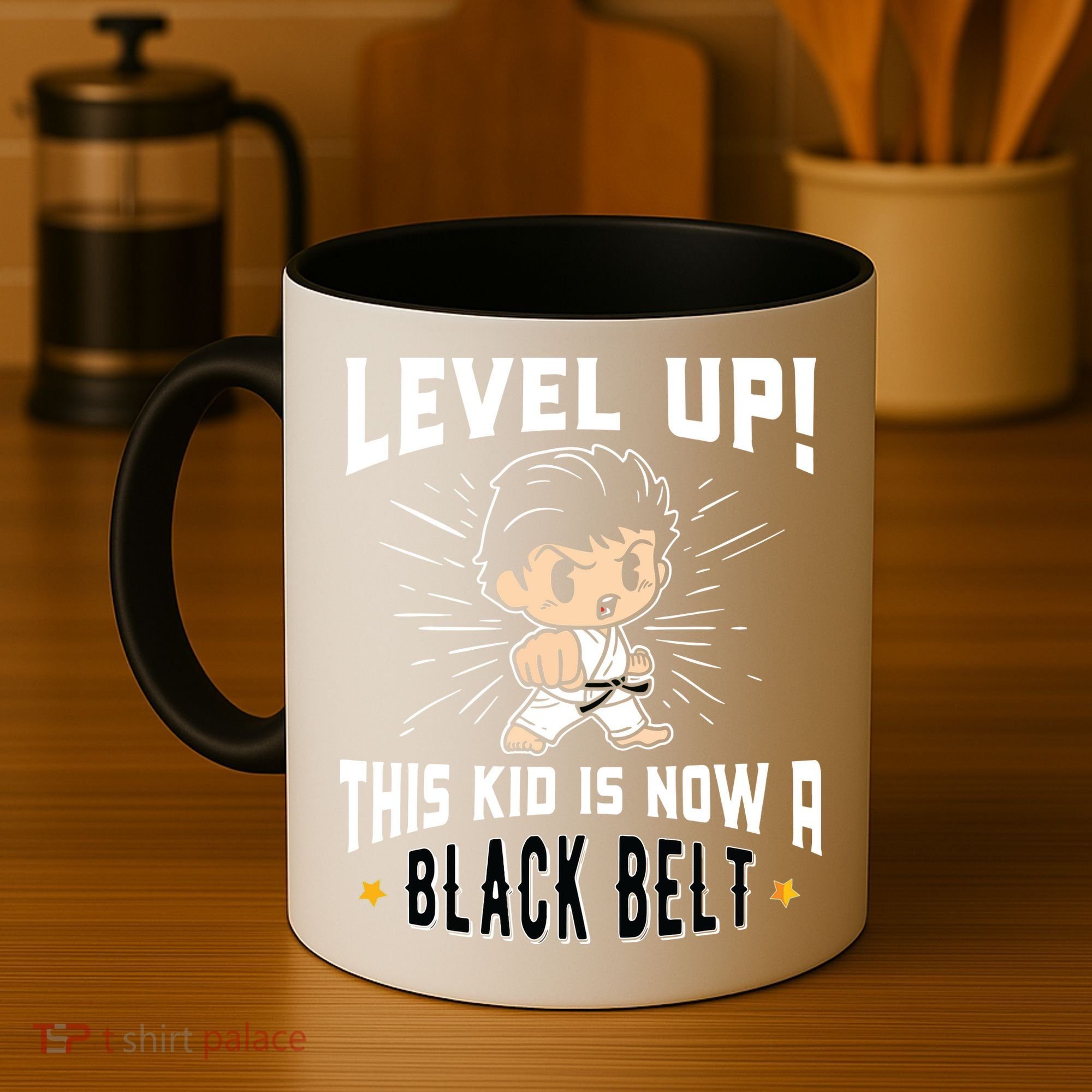 Karate Uniform Black Belt Award T Gifts Coffee Mug