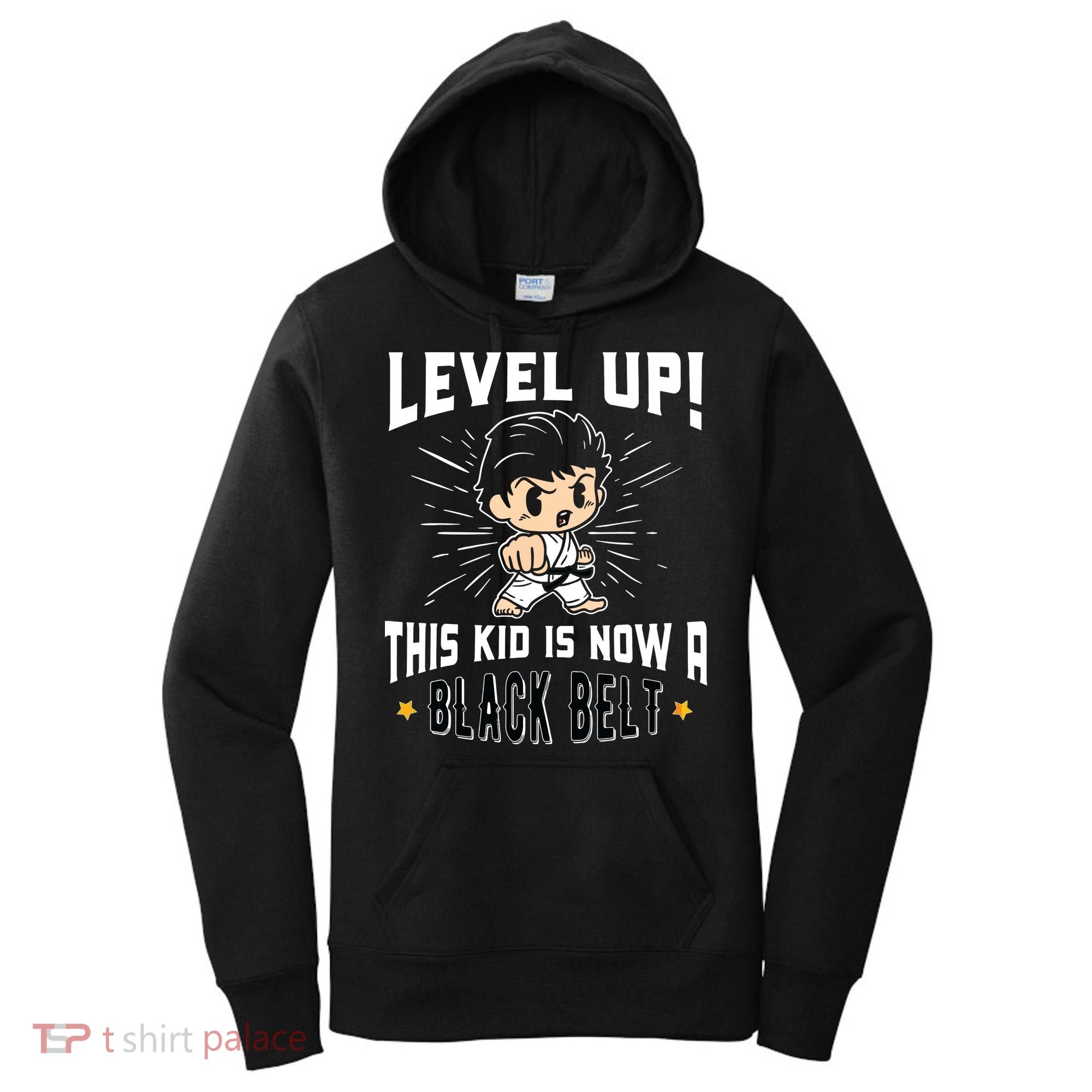 Karate Uniform Black Belt Award T Gifts Women's Hoodie