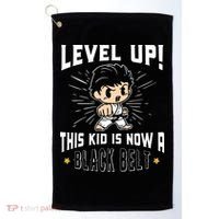 Karate Uniform Black Belt Award T Gifts Golf Towel thumb 0