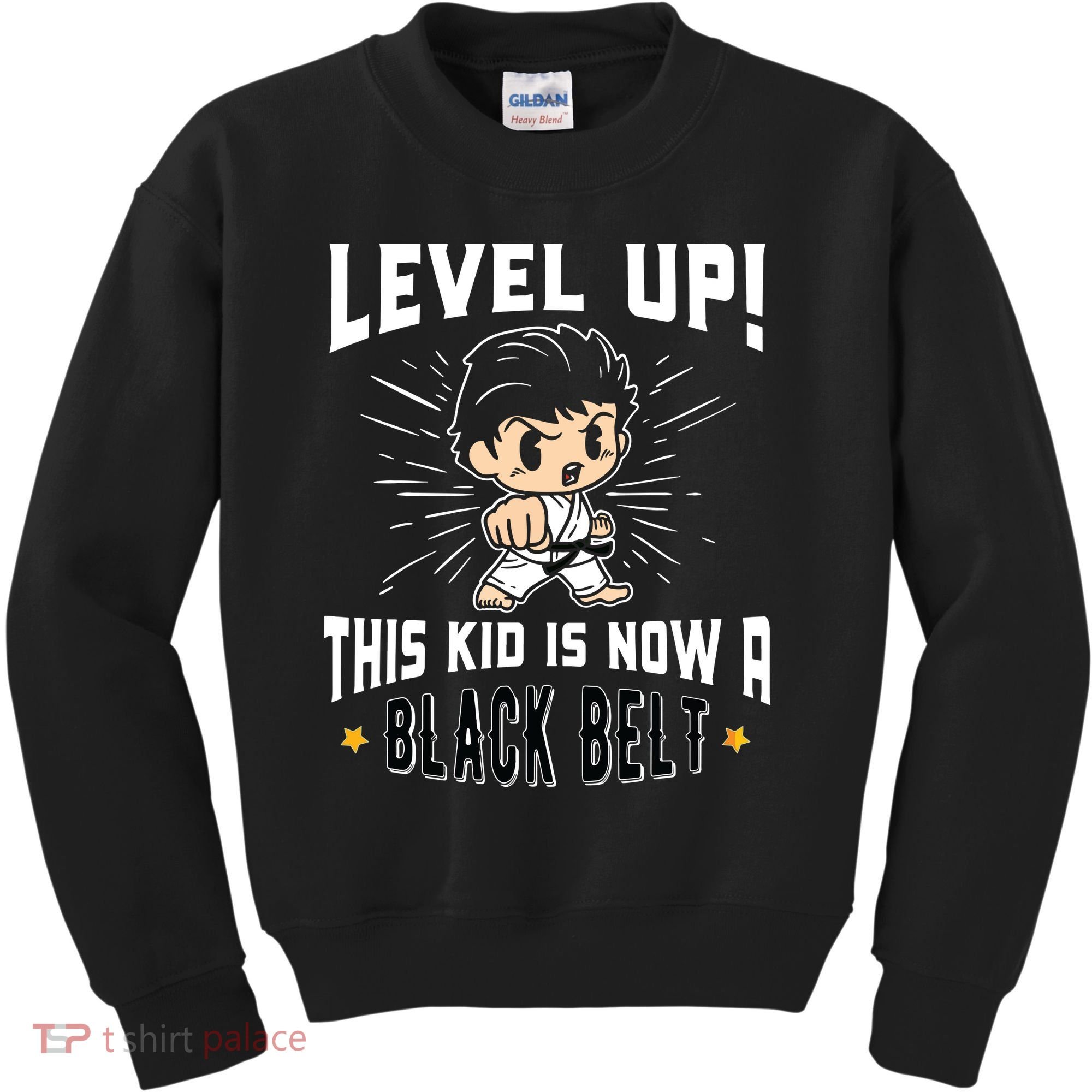Karate Uniform Black Belt Award T Gifts Kids Sweatshirt