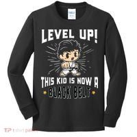 Karate Uniform Black Belt Award T Gifts Kids Long Sleeve Shirt thumb 0