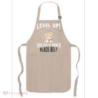 Karate Uniform Black Belt Award T Gifts Apron thumb 0