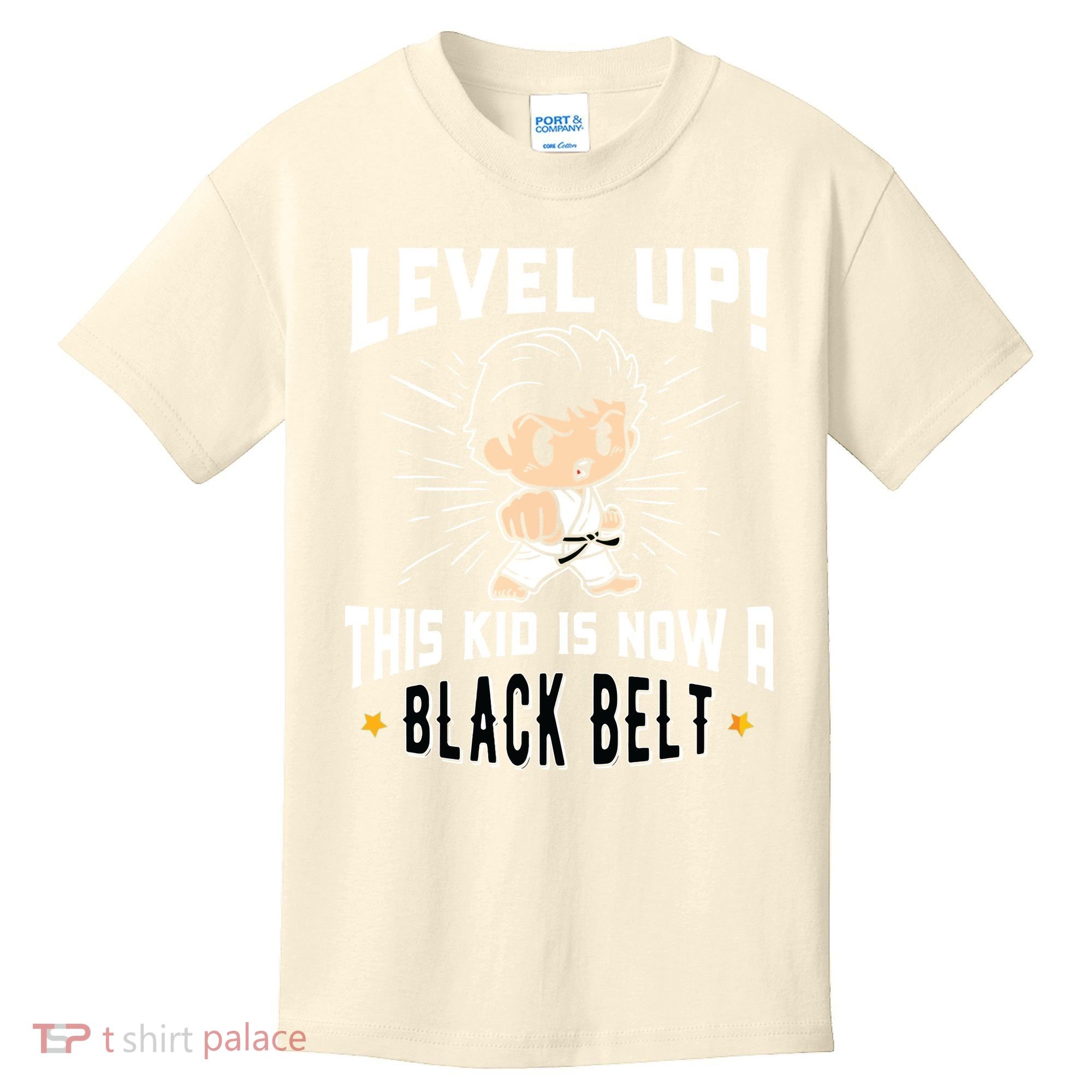 Karate Uniform Black Belt Award T Gifts Kids T-Shirt