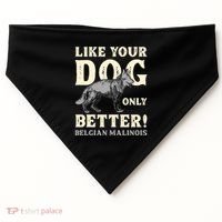 K9 Unit Belgian Malinois Better Pd Police Trainer Gift USA-Made Doggie Bandana thumb 0