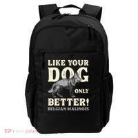K9 Unit Belgian Malinois Better Pd Police Trainer Gift Backpack thumb 0