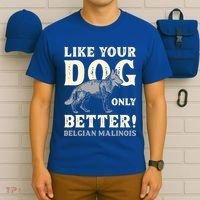 K9 Unit Belgian Malinois Better Pd Police Trainer Gift T-Shirt thumb 6