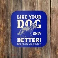 K9 Unit Belgian Malinois Better Pd Police Trainer Gift Coaster thumb 0