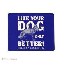 K9 Unit Belgian Malinois Better Pd Police Trainer Gift Mousepad thumb 0