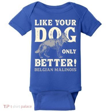 K9 Unit Belgian Malinois Better Pd Police Trainer Gift Baby Bodysuit