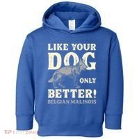 K9 Unit Belgian Malinois Better Pd Police Trainer Gift Toddler Hoodie thumb 0