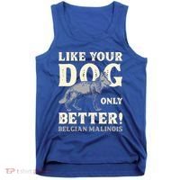 K9 Unit Belgian Malinois Better Pd Police Trainer Gift Tank Top thumb 0