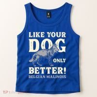 K9 Unit Belgian Malinois Better Pd Police Trainer Gift Tank Top thumb 2