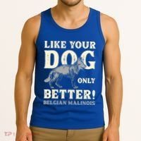 K9 Unit Belgian Malinois Better Pd Police Trainer Gift Tank Top thumb 3