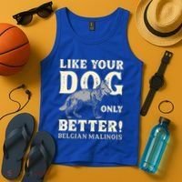 K9 Unit Belgian Malinois Better Pd Police Trainer Gift Tank Top thumb 4