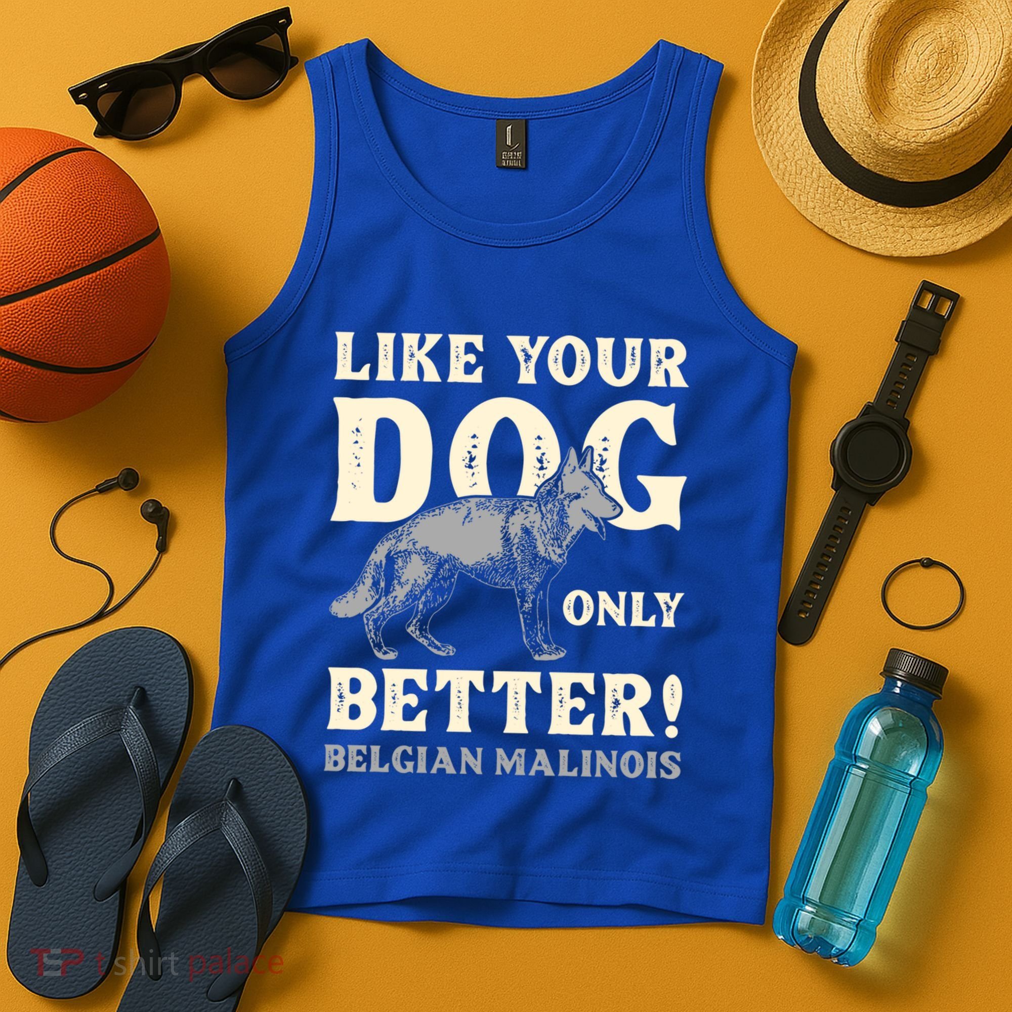 K9 Unit Belgian Malinois Better Pd Police Trainer Gift Tank Top