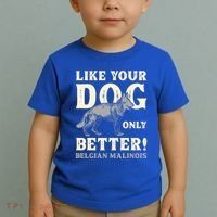K9 Unit Belgian Malinois Better Pd Police Trainer Gift Toddler T-Shirt thumb 2
