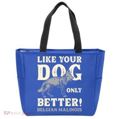 K9 Unit Belgian Malinois Better Pd Police Trainer Gift Tote Bag