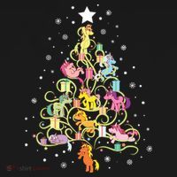 Kids Unicorn Christmas Tree Cute Unicorns Holiday Decor T-Shirt thumb 7