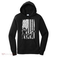 K9 Unit Dog Police Officer Army Soldier Rescue Usa Flag Gift Women's Hoodie thumb 0
