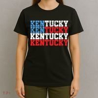 Kentucky Usa Flag 4th Of July Fourth American Vintage T-Shirt thumb 4