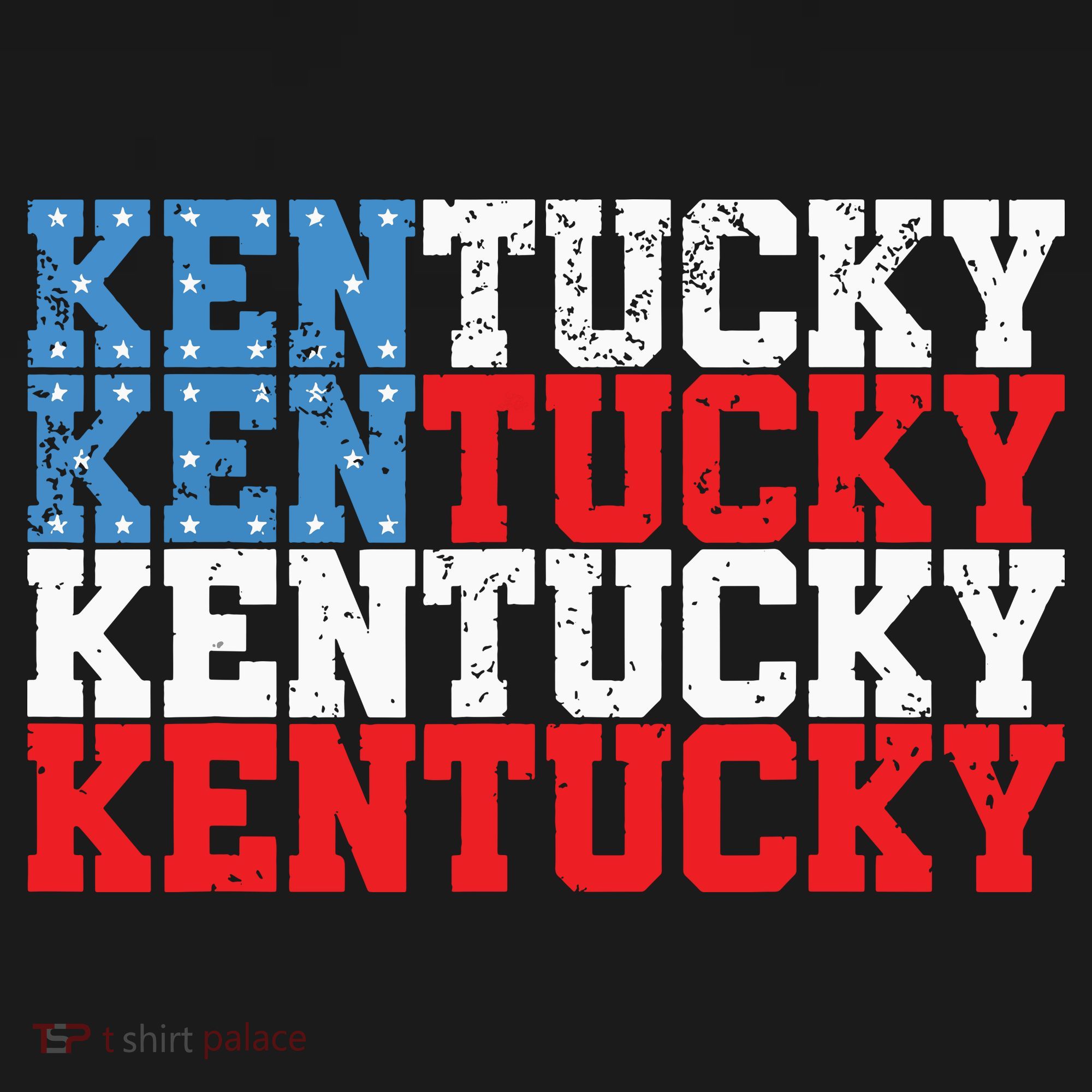 Kentucky Usa Flag 4th Of July Fourth American Vintage T-Shirt