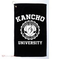 Kancho University Funny Japanese Golf Towel thumb 0