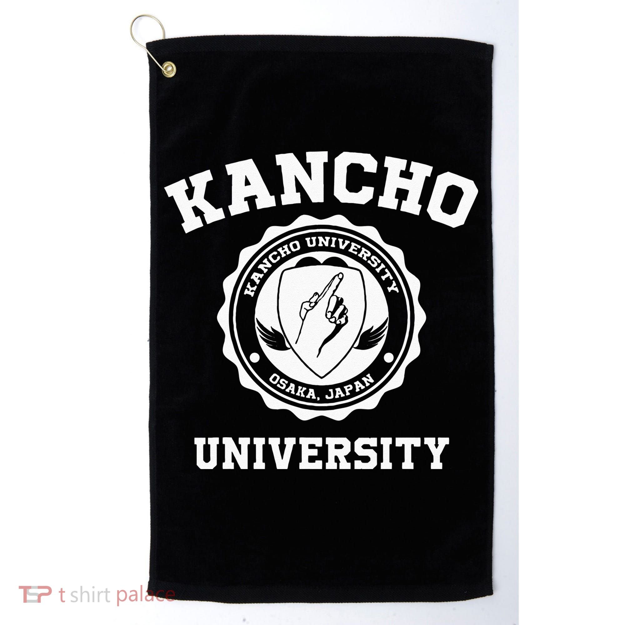 Kancho University Funny Japanese Golf Towel