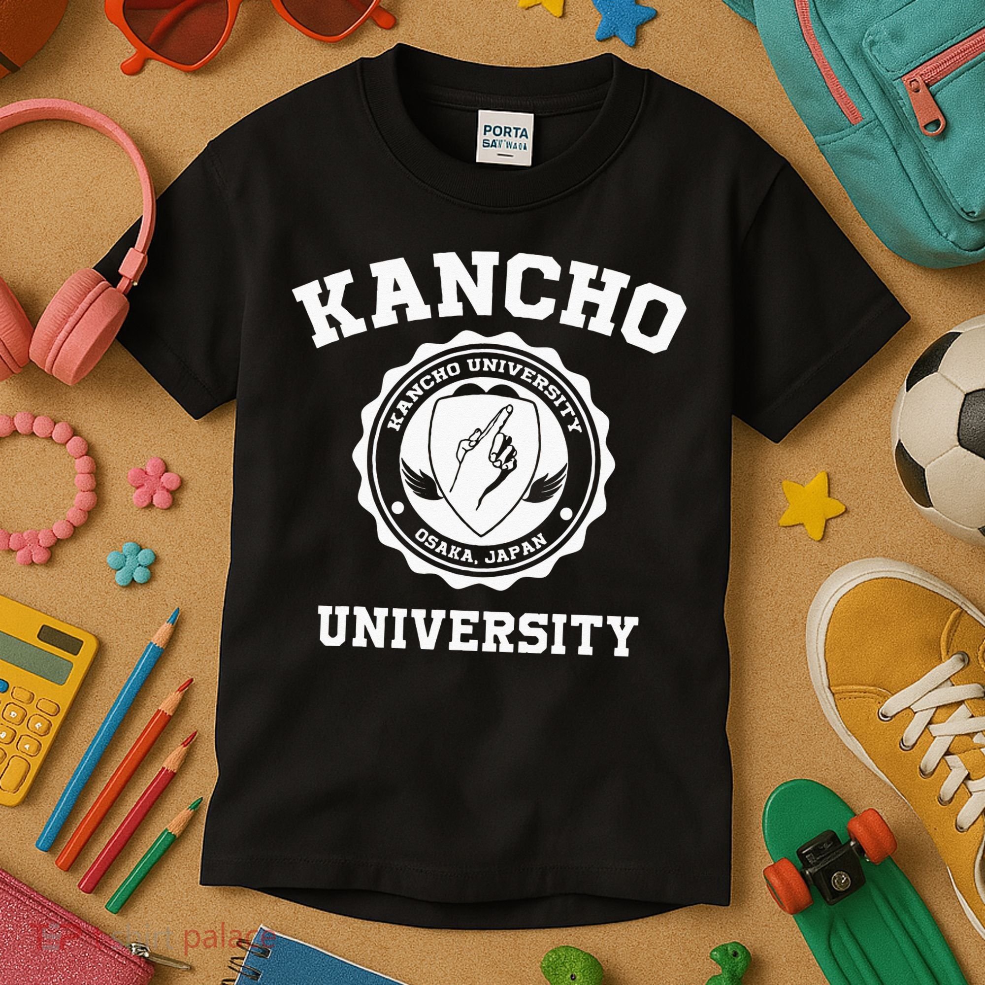 Kancho University Funny Japanese Kids T-Shirt