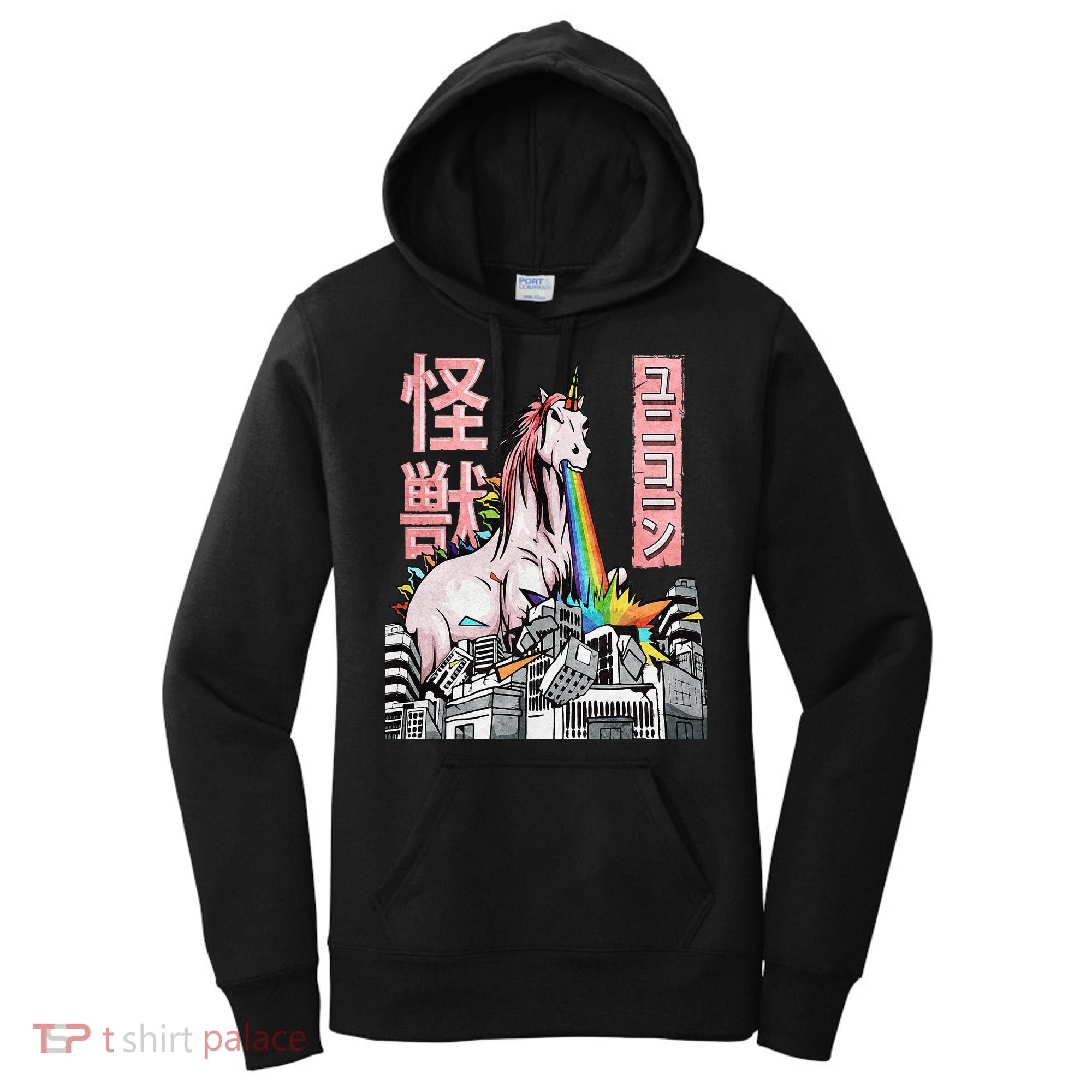 Kaiju Unicorn Japanese Monster Anime Merch Manga Otaku Women's Hoodie