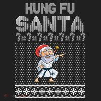 Kung Fu Santa Ugly Christmas Women's Sweatshirt thumb 2