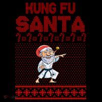 Kung Fu Santa Ugly Christmas Coffee Mug thumb 5