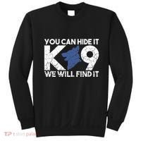 K9 Unit Police Dog Thin Blue Line K9 Police Officer Tribute Sweatshirt thumb 0