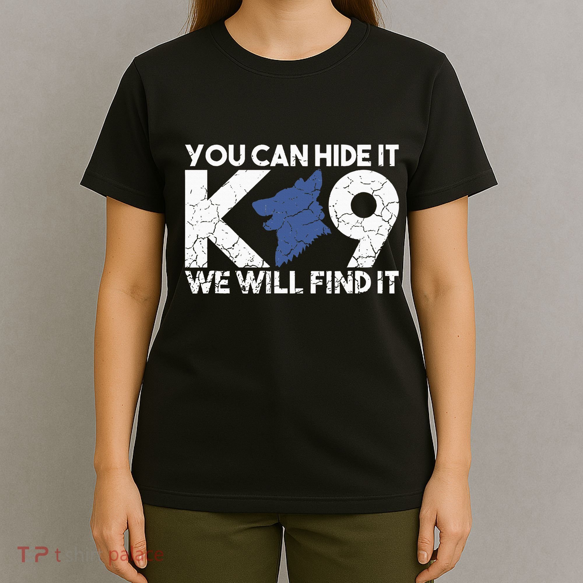 K9 Unit Police Dog Thin Blue Line K9 Police Officer Tribute T-Shirt