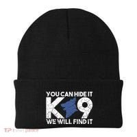 K9 Unit Police Dog Thin Blue Line K9 Police Officer Tribute Beanie thumb 0