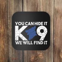 K9 Unit Police Dog Thin Blue Line K9 Police Officer Tribute Coaster thumb 0