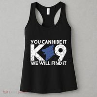 K9 Unit Police Dog Thin Blue Line K9 Police Officer Tribute Women's Tank Top thumb 3