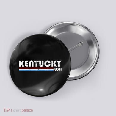 Kentucky Usa Retro Vintage State Gift Button