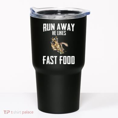 K9 Unit Thin Blue Line German Shepherd Police Dog Tumbler
