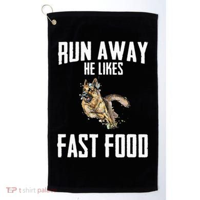 K9 Unit Thin Blue Line German Shepherd Police Dog Golf Towel