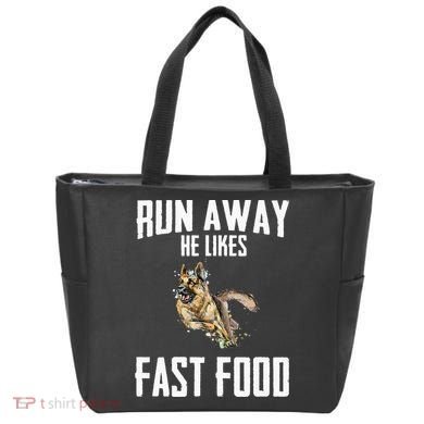 K9 Unit Thin Blue Line German Shepherd Police Dog Tote Bag