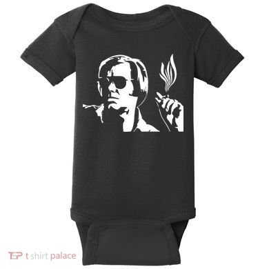 Keith Urban Wearing George Jones Baby Bodysuit