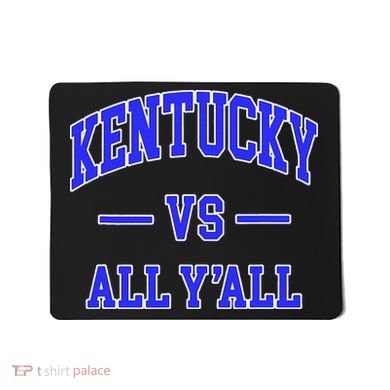 Kentucky vs All Y'all Throwback Design football Mousepad