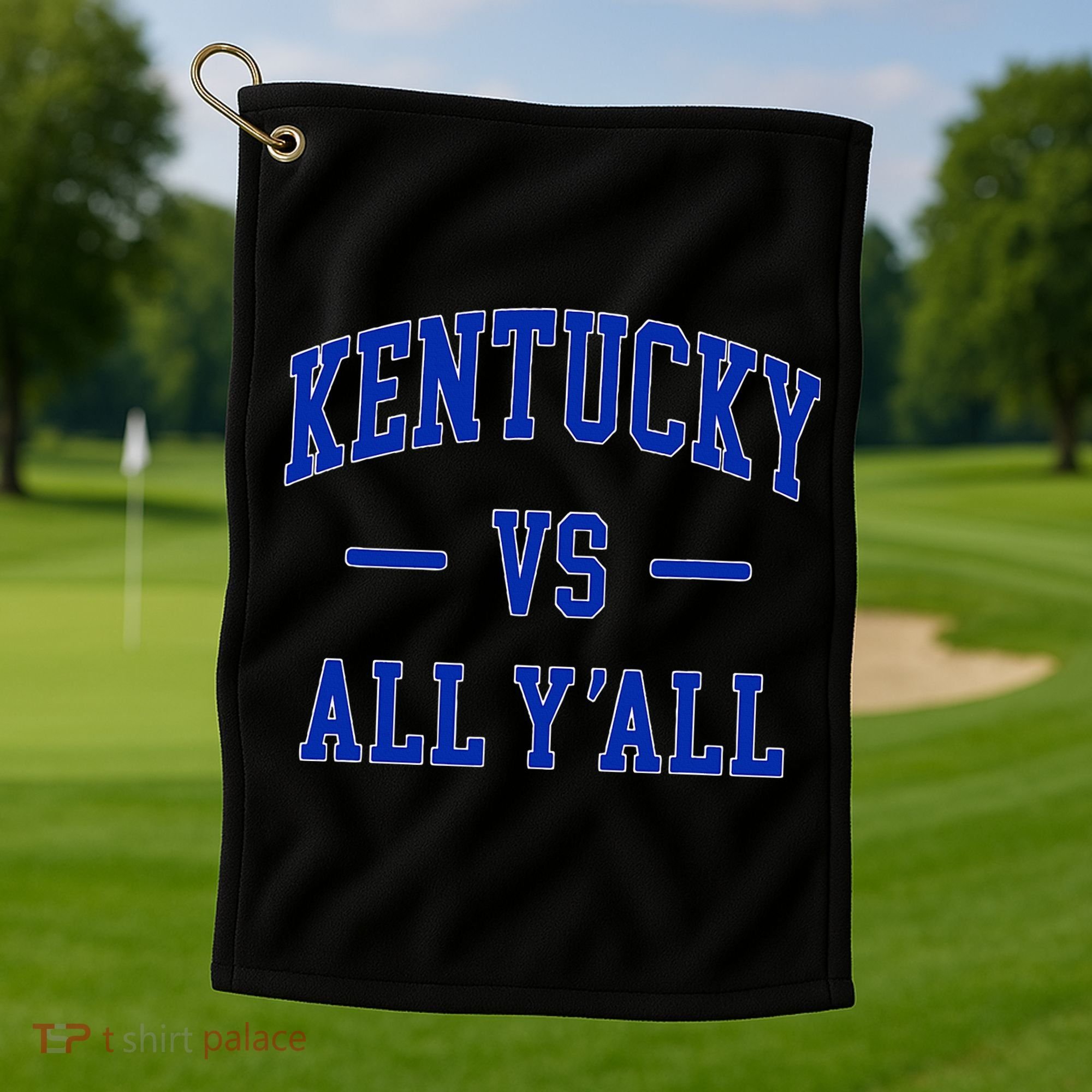 Kentucky Vs All YAll Kentucky Golf Towel