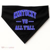 Kentucky Vs All Yall Throwback USA-Made Doggie Bandana thumb 0