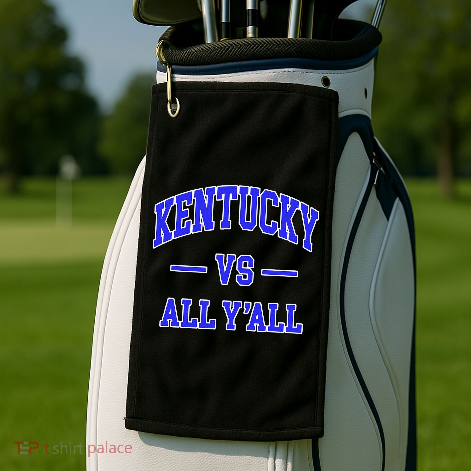 Kentucky Vs All Yall Throwback Golf Towel